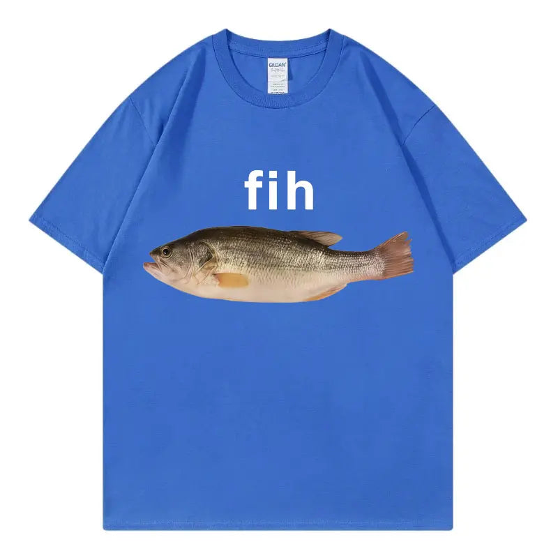 Funny Fish Meme T-Shirt - Unisex Casual Summer Streetwear Tee