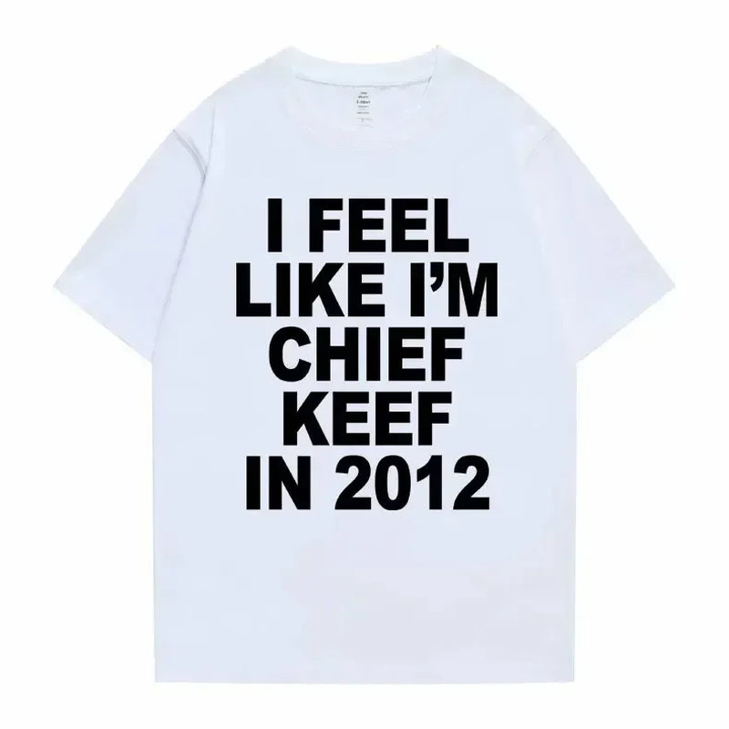 "Chief Keef 2012 Rap Meme T-Shirt - Unisex Funny Oversized Tee