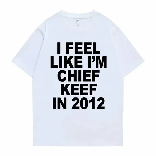 "Chief Keef 2012 Rap Meme T-Shirt - Unisex Funny Oversized Tee