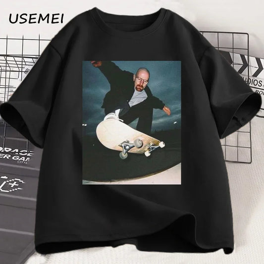 "Breaking Bad Heisenberg T-Shirt - Unisex 90s Skate Graphic Tee