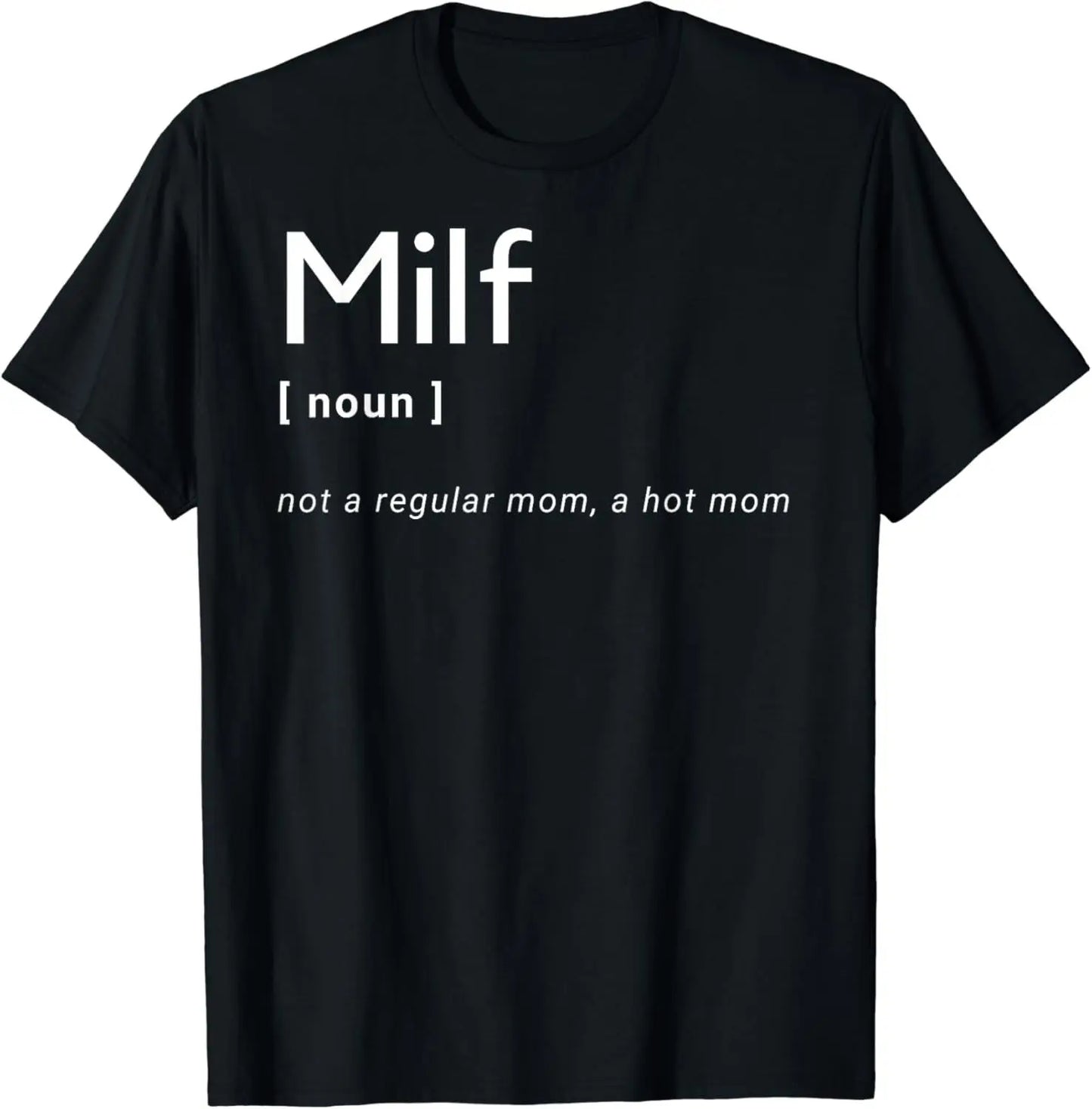 MILF Hunter Funny Adult Humor T-Shirt - Men's Graphic Tee, Black