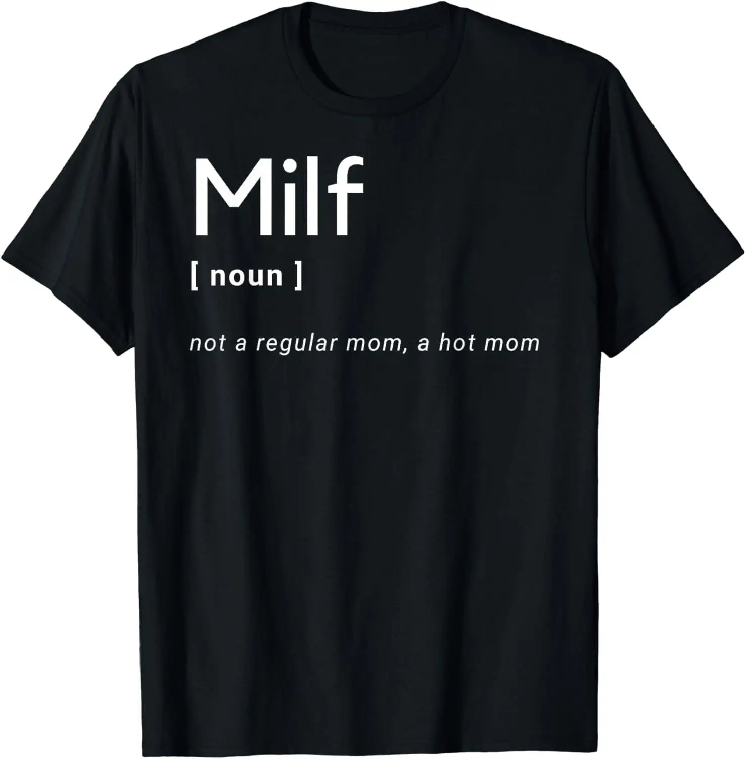 MILF Hunter Funny Adult Humor T-Shirt - Men's Graphic Tee, Black