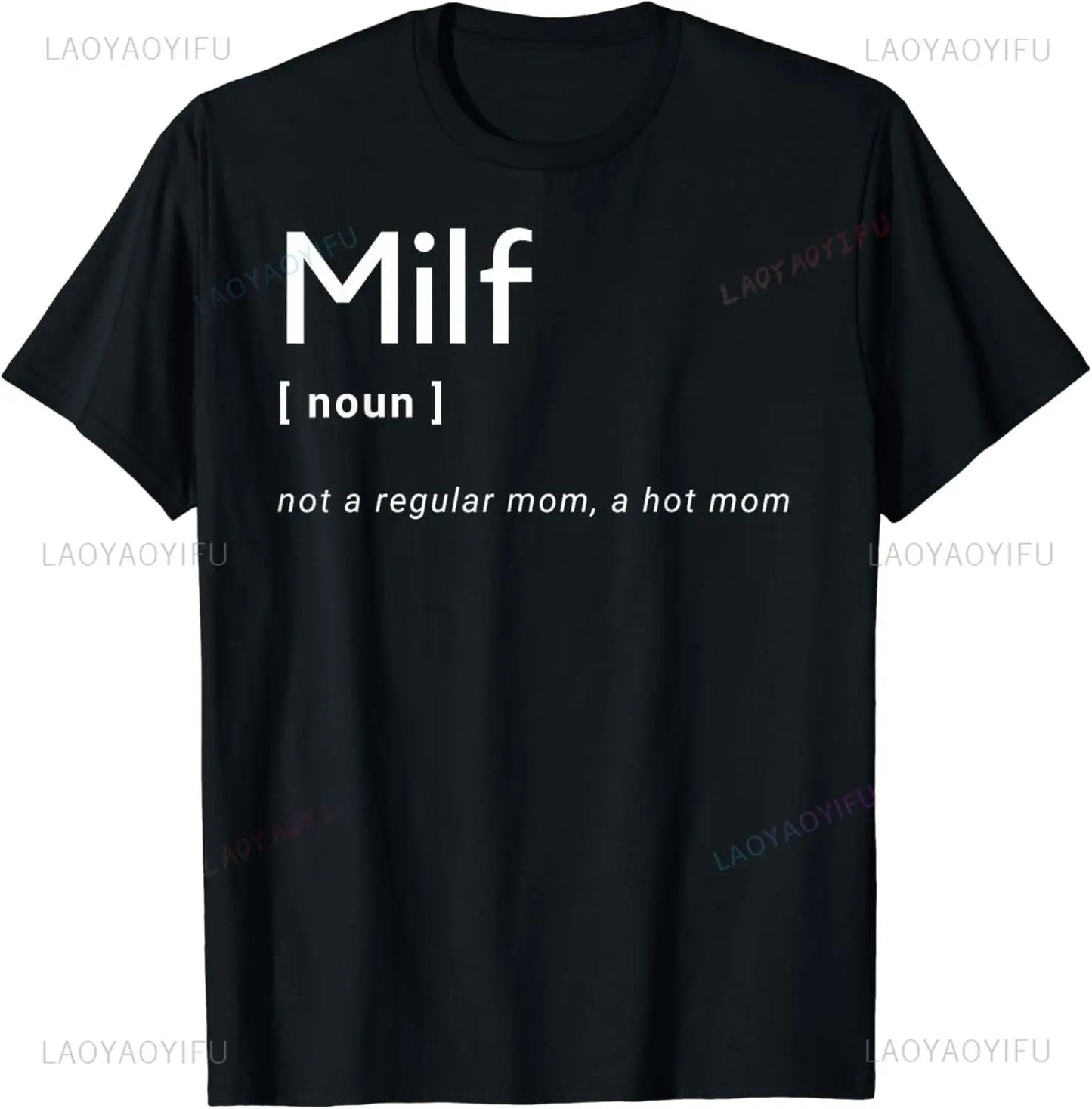 MILF Hunter Funny Adult Humor T-Shirt - Men's Graphic Tee, Black