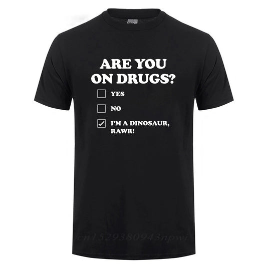 Funny Dinosaur Rave T-Shirt - Unisex EDM Weed Gift Tee