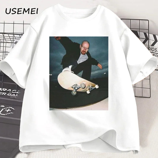 "Breaking Bad Heisenberg T-Shirt - Unisex 90s Skate Graphic Tee
